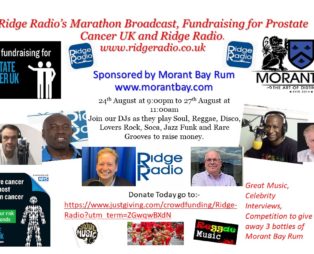 Bank Holiday Fundraising for Prostate Cancer UK & Ridge Radio