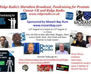 Bank Holiday Fundraising for Prostate Cancer UK & Ridge Radio